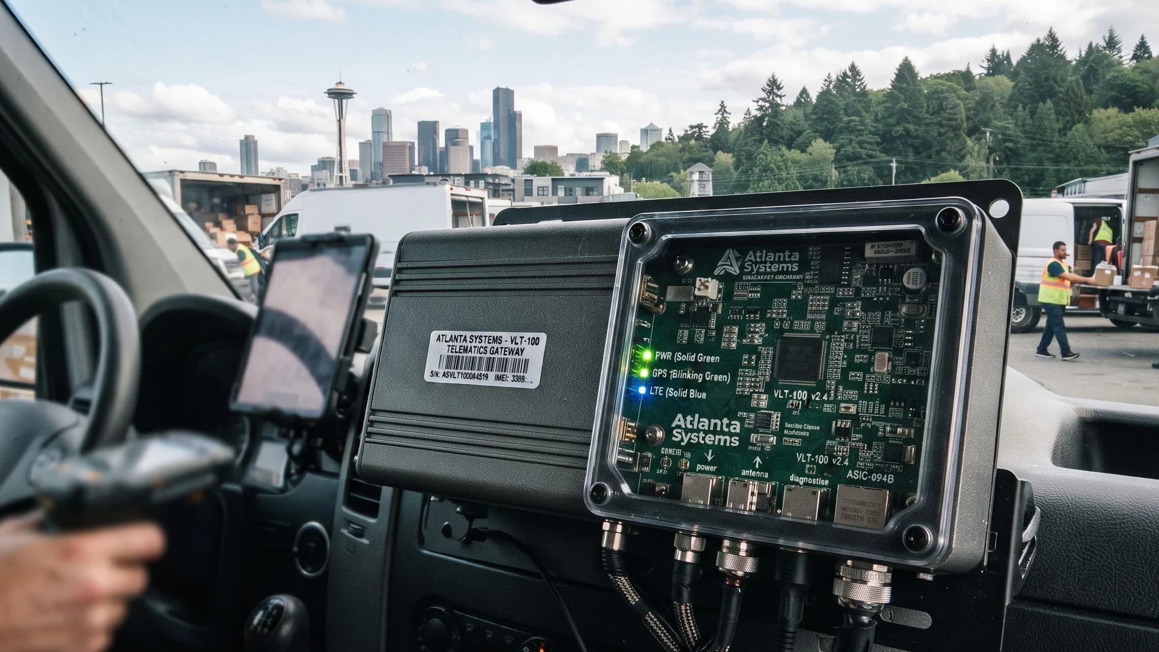 AI Dual-Lens Dash Cams from Atlanta Systems Reducing Accidents on Los Angeles I-710 Port Drayage Routes