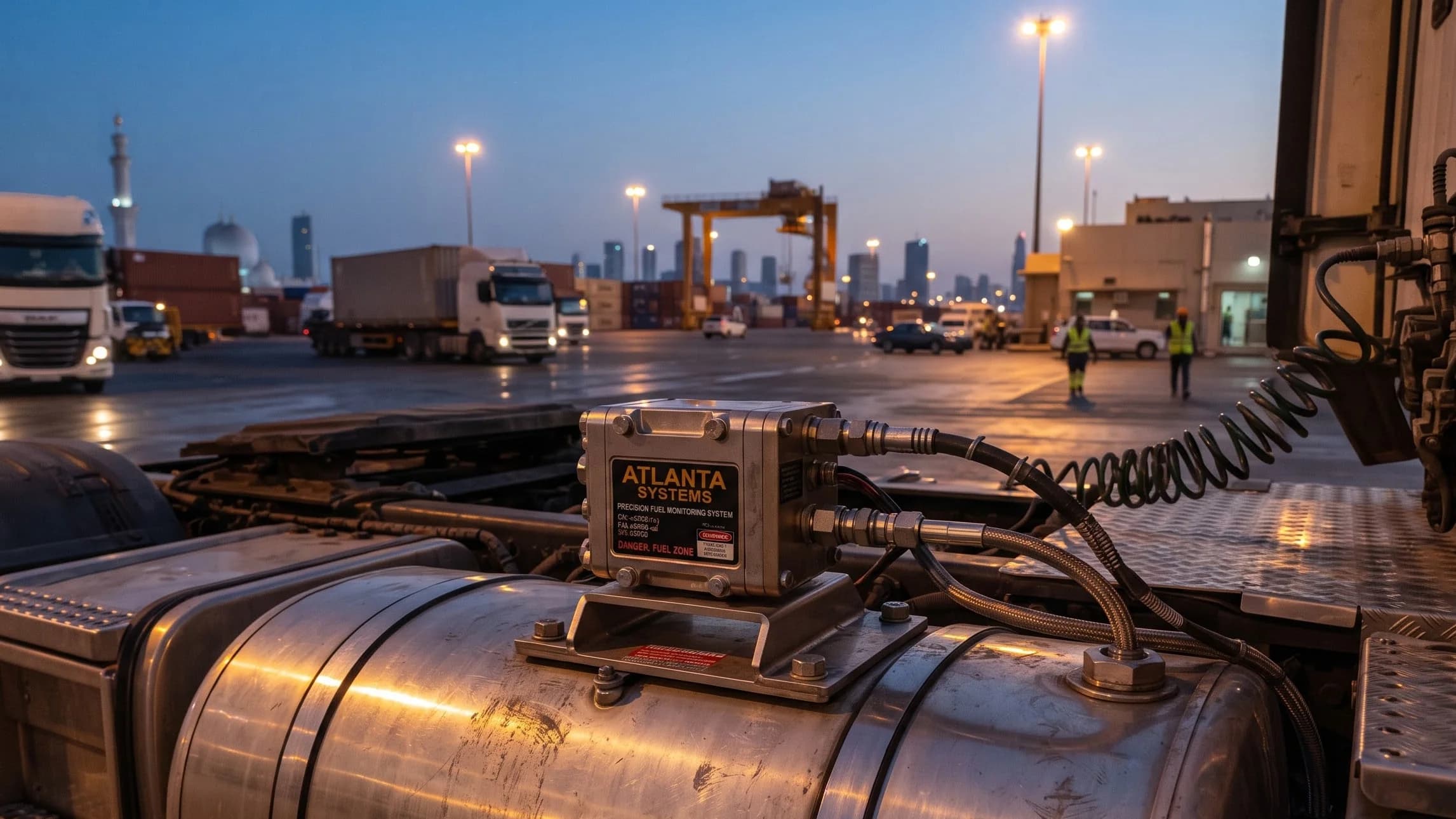 Reefer and Generator Fuel Tracking Solutions from Atlanta Systems at Port of Houston Container Stacks