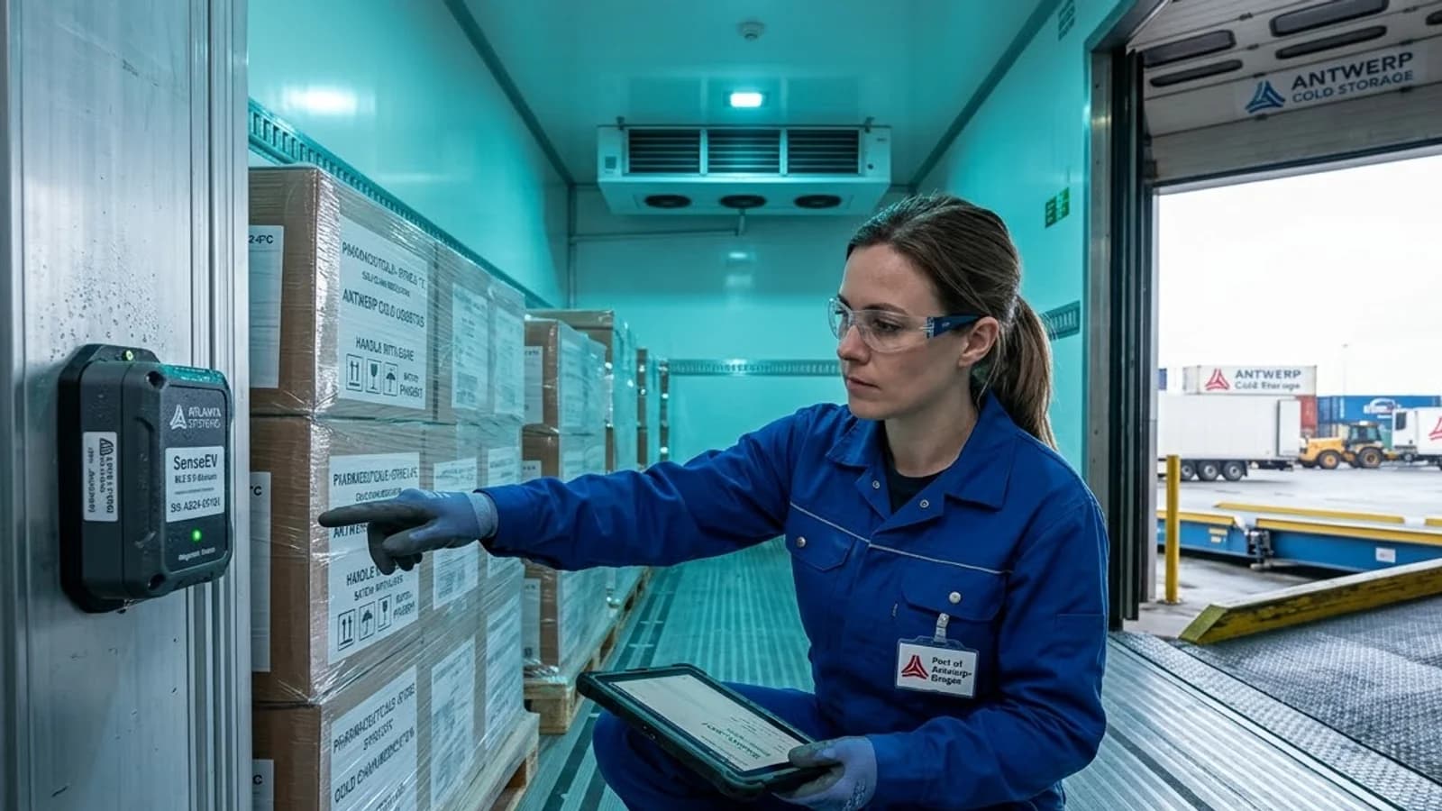 Cold Chain Temperature Monitoring: Sensors, BLE Beacons and Gateways