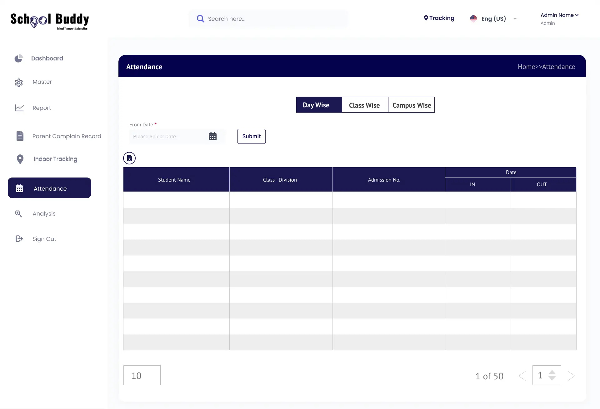Efficient Management of Student Attendance